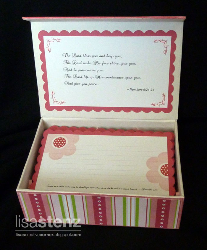 Lisa's Creative Corner: Baby Shower Card Box