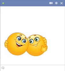 Facebook Smileys Hugging - Facebook Hug Emoticon
