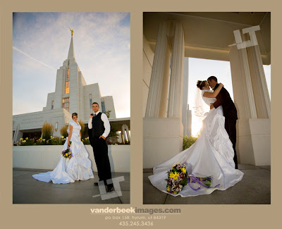 Rexburg Idaho LDS Temple Wedding Photography