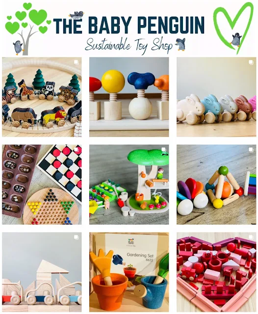 Shop The Baby Penguin for high quality, eco-friendly, sustainable wood toys sourced from Europe & beyond