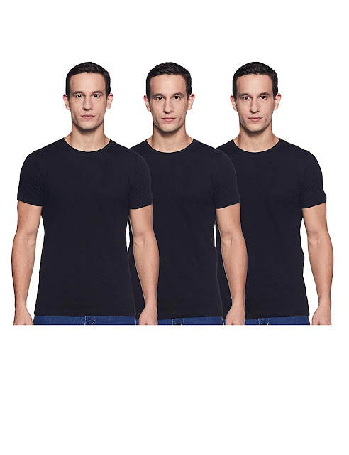 Chromozome Men's Plain Regular Fit T-Shirt