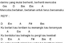 lirik beserta dengan chord gitar dari lagu tersebut ambil gitar anda