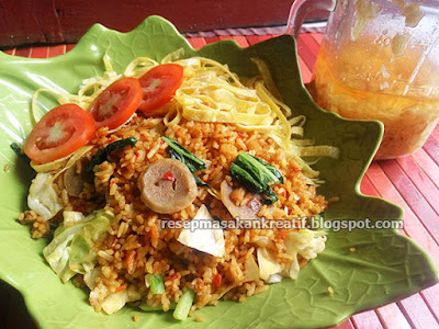 Rahasia bumbu nasi goreng yang enak sanggup dengan cara memakai baceman bawang putih Resep Nasi Goreng Rahasia Spesial Bumbu Baceman Bawang Putih