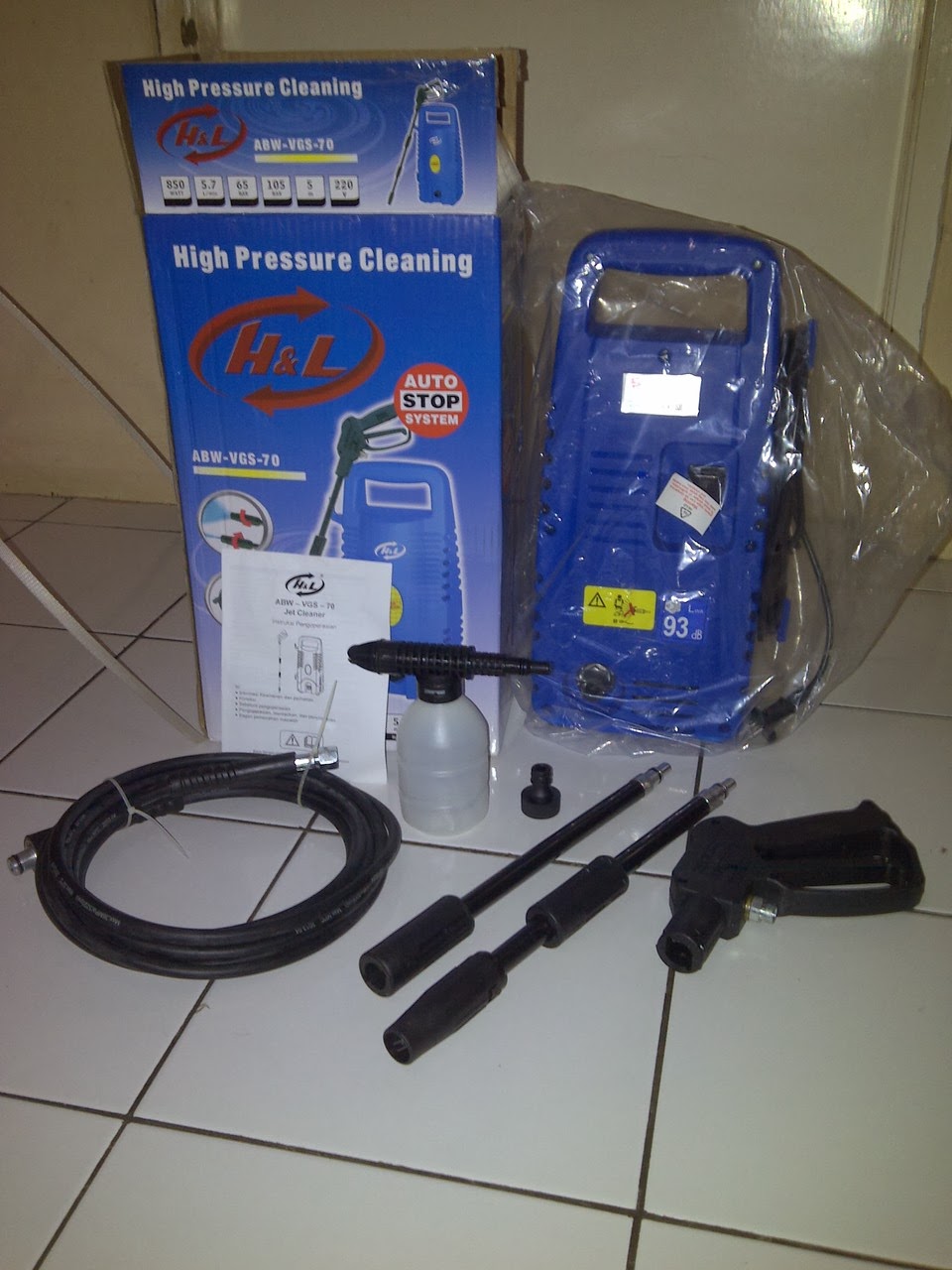 JET CLEANER ABW VGS 70 Alat Cuci  Mobil  Portable