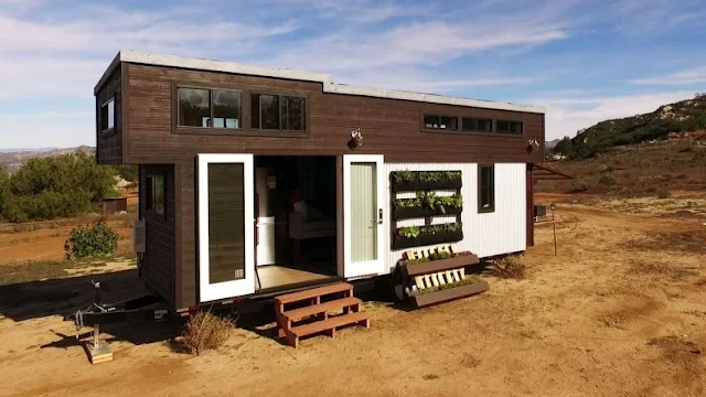 Survival tiny house, featured on Tiny House Nation