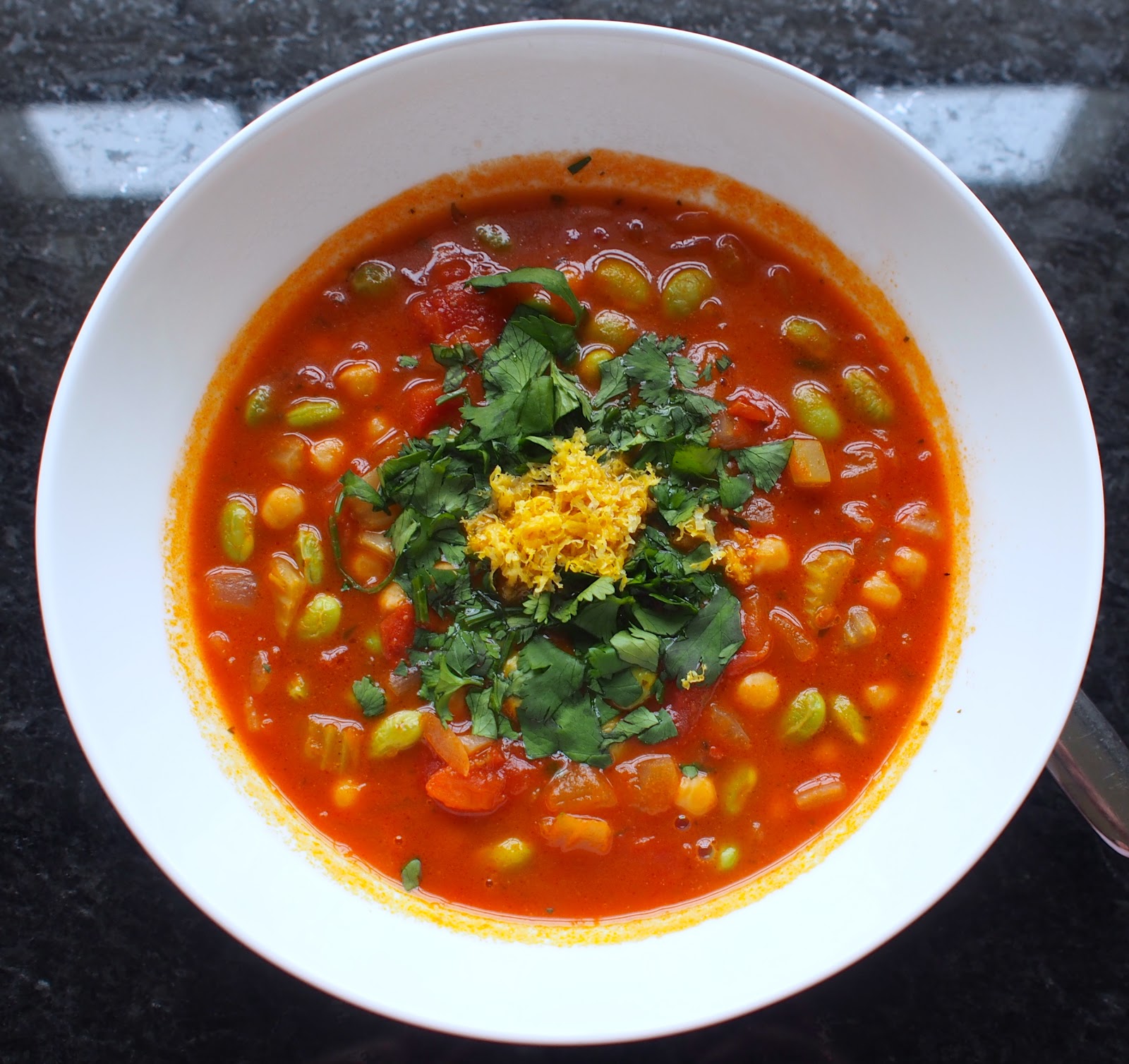 Moroccan Chickpea Soup Recipe — Dishmaps