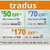 Tradus Rs.50 off on Rs.99, Rs.100 off on Rs.199 & Rs.200 off on Rs.399