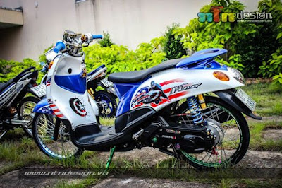 Modifikasi Yamaha Fino Thailand Style Minimalis