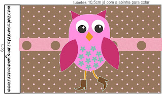 Owls with Boots: Free Printable Quinceanera Candy Bar Labels.