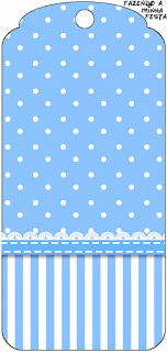 Light Blue with Stripes and Polka Dots First Communion Free Printables. 