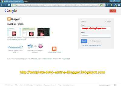 Cara Membuat Blog Di Blogspot