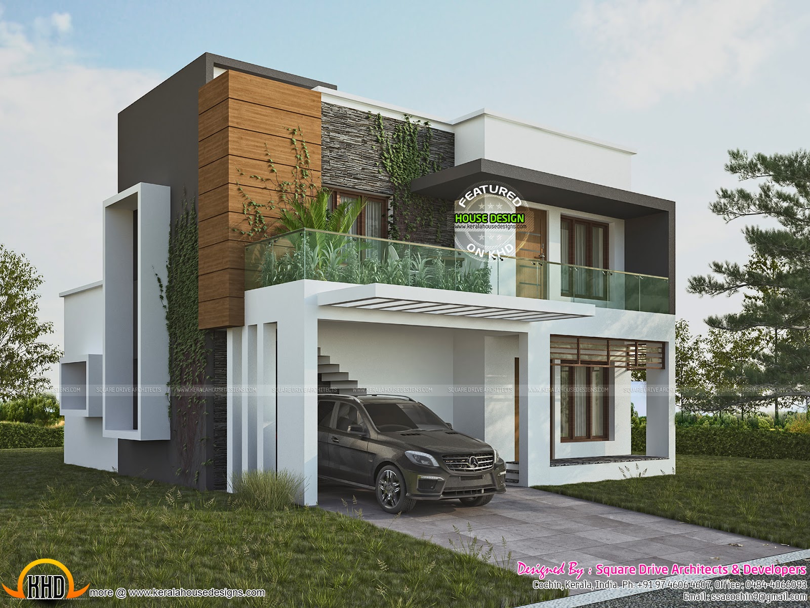 Green home contemporary style | Kerala home design | Bloglovin'  First floor : 1110 Sq.Ft. Total area : 2630 Sq.Ft. No. of bedrooms : 4. No.  of bathrooms : 4. Design style : Green home contemporary style