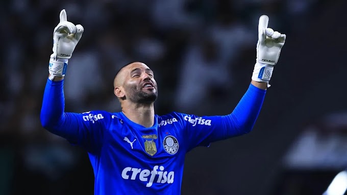 Palmeiras anuncia a renovação de contrato com Weverton