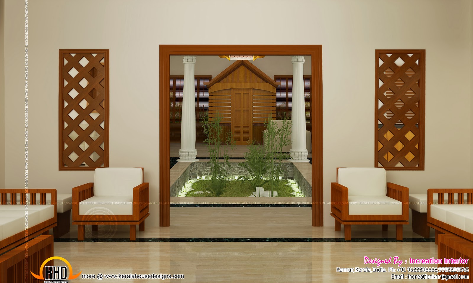 Kerala Style Home Interior Designs Living Room