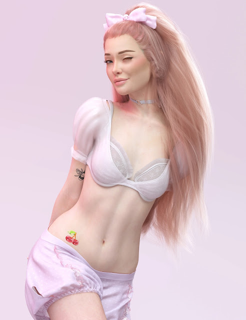 Embrace Feminine Charm with Coquette Poses for Genesis 9 and 8 in Daz Studio