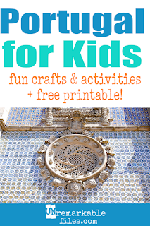 Learning about Portugal is fun and hands-on with these free crafts, ideas, and activities for kids! #Portugal #educational #kids