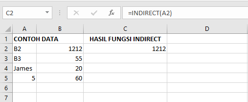 Fungsi INDIRECT: Kegunaan, Contoh, dan Langkah-Langkahnya di Excel