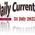 31  July Current Affairs in Hindi