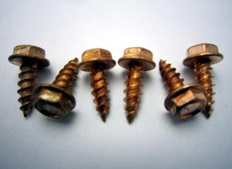 Copper Plated Stainless Steel Screw