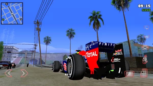 F1 Red Bull RB8 F1 2012 GTA SA Android hotrinb.dff
