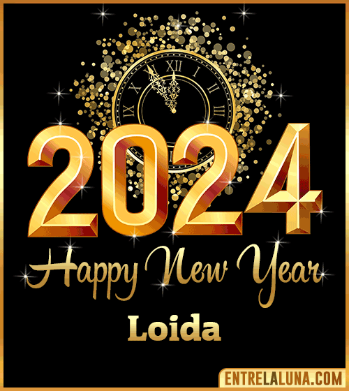 Happy New Year 2024 wishes gif Loida