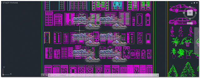 Library furniture َAutocad blocks dwg 