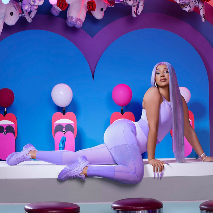 Cardi B x Reebok Summertime Fine Collection