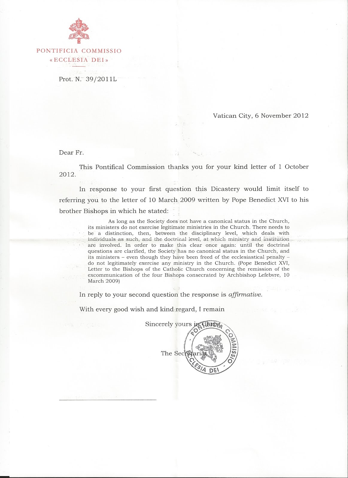 RORATE CÆLI: PCED letter on fulfilling the Sunday ...