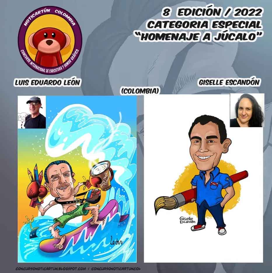 Gallery of the special category of the 8th edition of "NOTICARTUN COLOMBIA 2022"