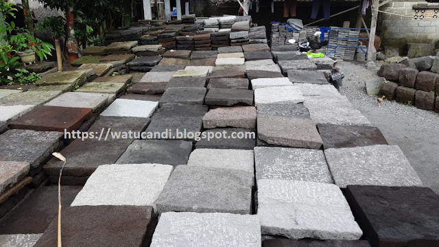 batu alam paving block, batu alami desain lantai halaman dan taman alami, cantik, classic. https://watucandi.blogspot.com hp/wa, 082138108364. Natural Stone Craftsmen for floor tiles and paving blocks in parks and yards.  Mobile / Wa, +62 821-3810-8364 (Sympathy) Paving blocks of lava stone temples, made manually, rough natural flat, look classic art, materials made of genuine rock, similar to the rocks used in building stone temples in Indonesia. Natural nature, natural stone materials, temple stones, are used as paving blocks, tiles and so forth. structured installation will produce beauty in the yard and garden space that is fitted, the original mix of existing stone colors will give an amazing natural impression.  It has a unique character, this rock absorbs water and / or heat from the sun, does not corrode or is eaten by age, is abrasive, has small pores and has white silica spots in it. usually different and tend not to be the same. For example colors, there are several colors including black, white gray, red, reddish brown, and pseudo. Likewise at the level of quartz stone density, there are smooth solid, medium porous, and large porous. The difference in color can also be seen very strikingly if the stone is wet and dry, usually when wet it will look very clear original color on natural stone, on the contrary when the stone is dry, it will look rather pseudo whitish. In addition to the natural look of nature that amazes the user, this stone is also safe to use, not slippery (not slippery). Although during wet conditions in the rain, besides having a flat rough surface, this stone is also able to absorb water on the surface to dry faster (depending on the level of density of the stone).  This rock is widely used in parks and courtyards, temple tourist attractions, footpaths and many other places. very suitable for architectural design decoration in the construction project of hotels, villas, inns, homestays, parks, gardens as footpaths and other inspirational designs. The size of the stone carving / gecrok there are a variety of sizes, including, 30x60x5, 40x40x5, 30x30x5, 20x40x5, 20x20x5 and adjust the size requested by the buyer. How to install natural stone paving blocks also vary, some follow the size of the existing stone and some are designed by yourself, for example made zig-zag, pattern and so on according to taste and desires of adjustment to the space applied.  If you want the item and it is not written in the above, just ask and start ordering at the number below;  Mobile / Wa, +62 821-3810-8364 (Sympathy)  craftsmen of natural stone factories, selling various kinds of natural stone production, ranging from manual pieces, machine pieces, chisels, carved stone art, natural stone ornaments, loster, natural natural rocks, natural stone materials, natural stone custom.  Address; jogja-magelang border (outboard-sleman-yogyakarta)  Ready to supply the needs of natural stone that is needed, adjusting the demand and specifications of the desired goods.  Selling Craftsmen natural stone, +62 821 3810 8364, selling natural stone, black temple factory, selling natural stone in Yogyakarta, selling natural stone vomit, selling natural stone magelang.