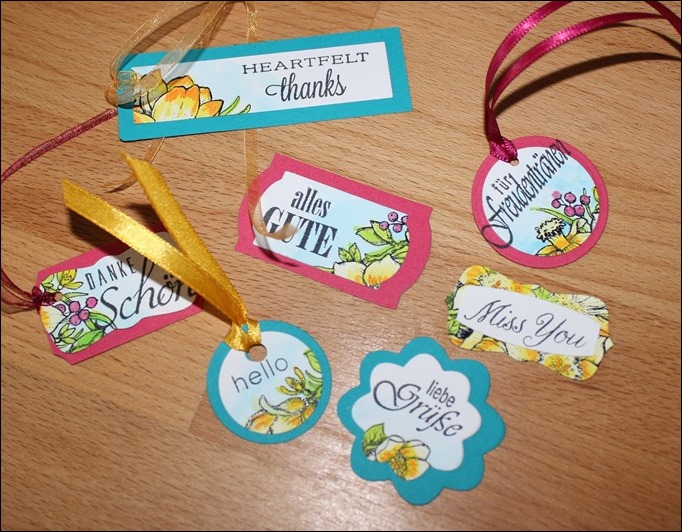 Geschenkanhänger Tags Labels Sizzix Big Shot Frühling Ostern 1 Geschenkanhänger Tags Labels Sizzix Big Shot Frühling Ostern 1