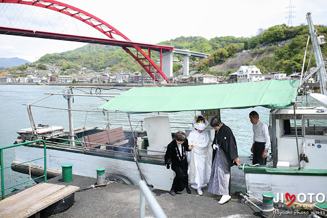 広島県呉市音戸にて地元で前撮り