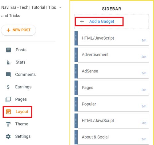 How to add Live Cricket Score Widget in blogger website?