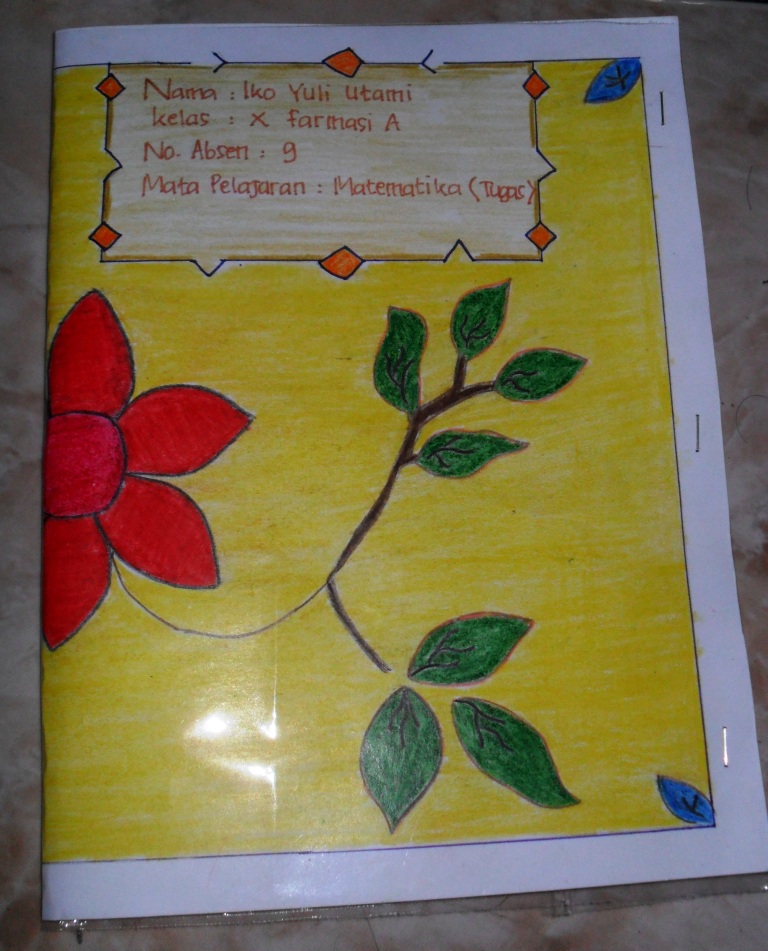  Sampul Buku Lukis Motif Batik 