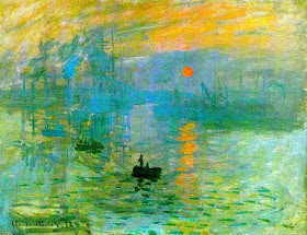 Impressão, nascer do sol de Claude Monet