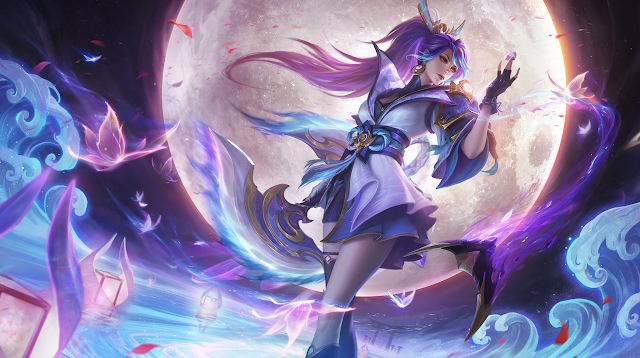 Hanabi Moonlit Ninja Skin Wallpaper