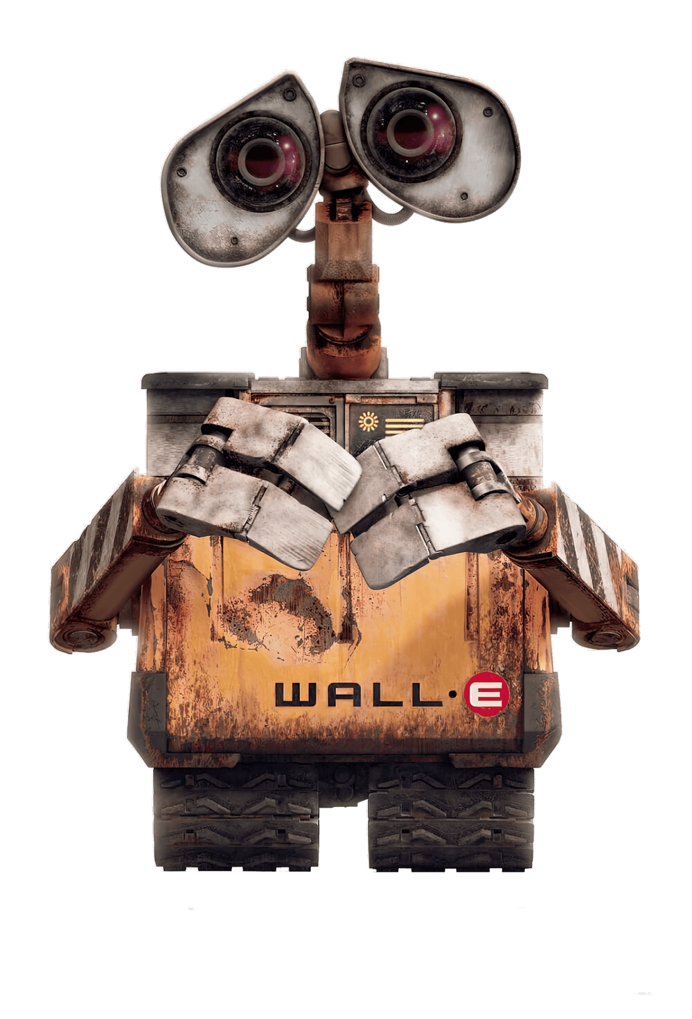 Imágenes con fondo transparente de los personajes de Wall E