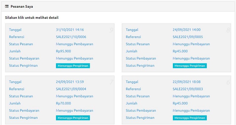 Aplikasi Kasir Supermarket + Toko Online