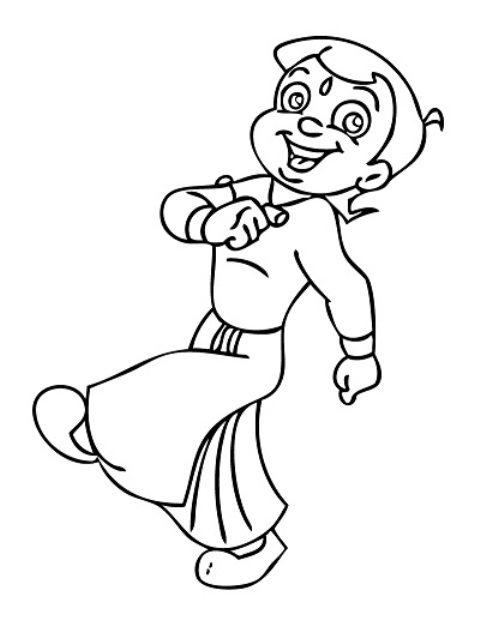 Chota Bheem Coloring Pages 7