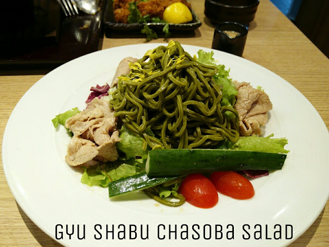 Paulin's Munchies - Ichiban Boshi Salmon Zukushi at Tiong Bahru Plaza - Gyu Shabu Chasoba Salad