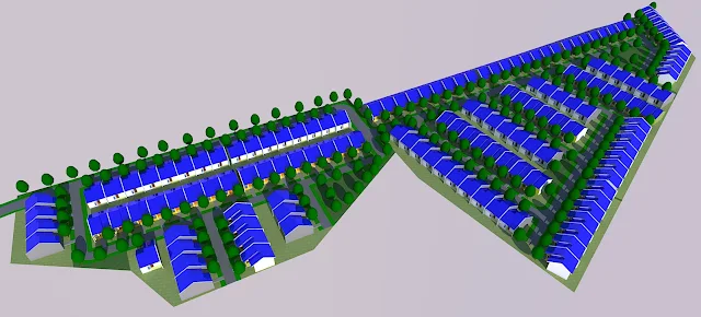 desain site plan perumahan