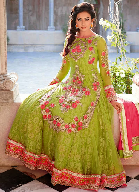 Sensational and Elegant Embroidered Anarkali Suit