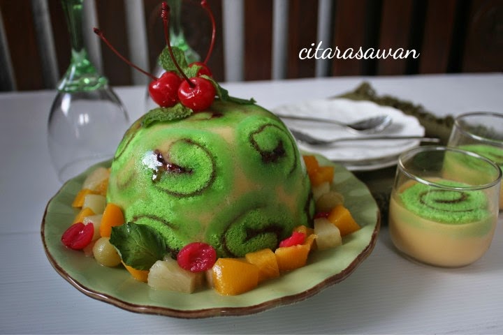 Puding Kek Gulung / Roll Cake Puddings ~ Resepi Terbaik