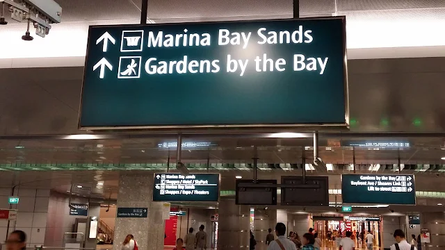 Singapore Marina Bay Sands MRT station