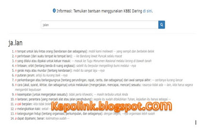 Kamus Besar Bahasa Indonesia (KBBI) Daring dan Luring Update Oktober 2018