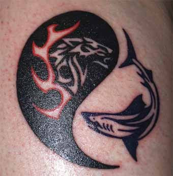tribal tattoo,shark tattoo design