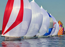 J/80 one-design sailing in Texas