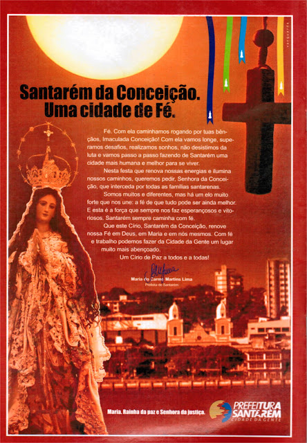 PROGRAMA DA FESTA DE NOSSA SENHORA DA CONCEIÇÃO – 2009 – Santarém – Pará - Brasil