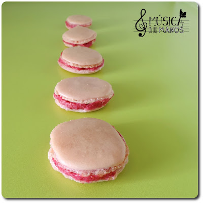 Macarons de frambuesa