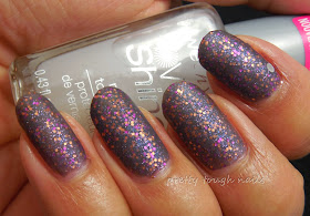 Orly Interglactic Space With Wet 'n' Wild Matte Topcoat